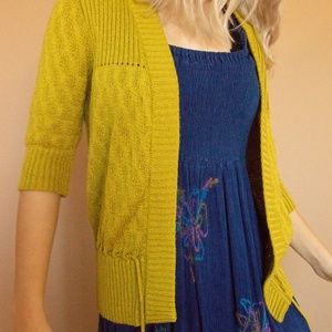 Y2K Preloved Topshop Elbow Sleeve Knit Cardigan